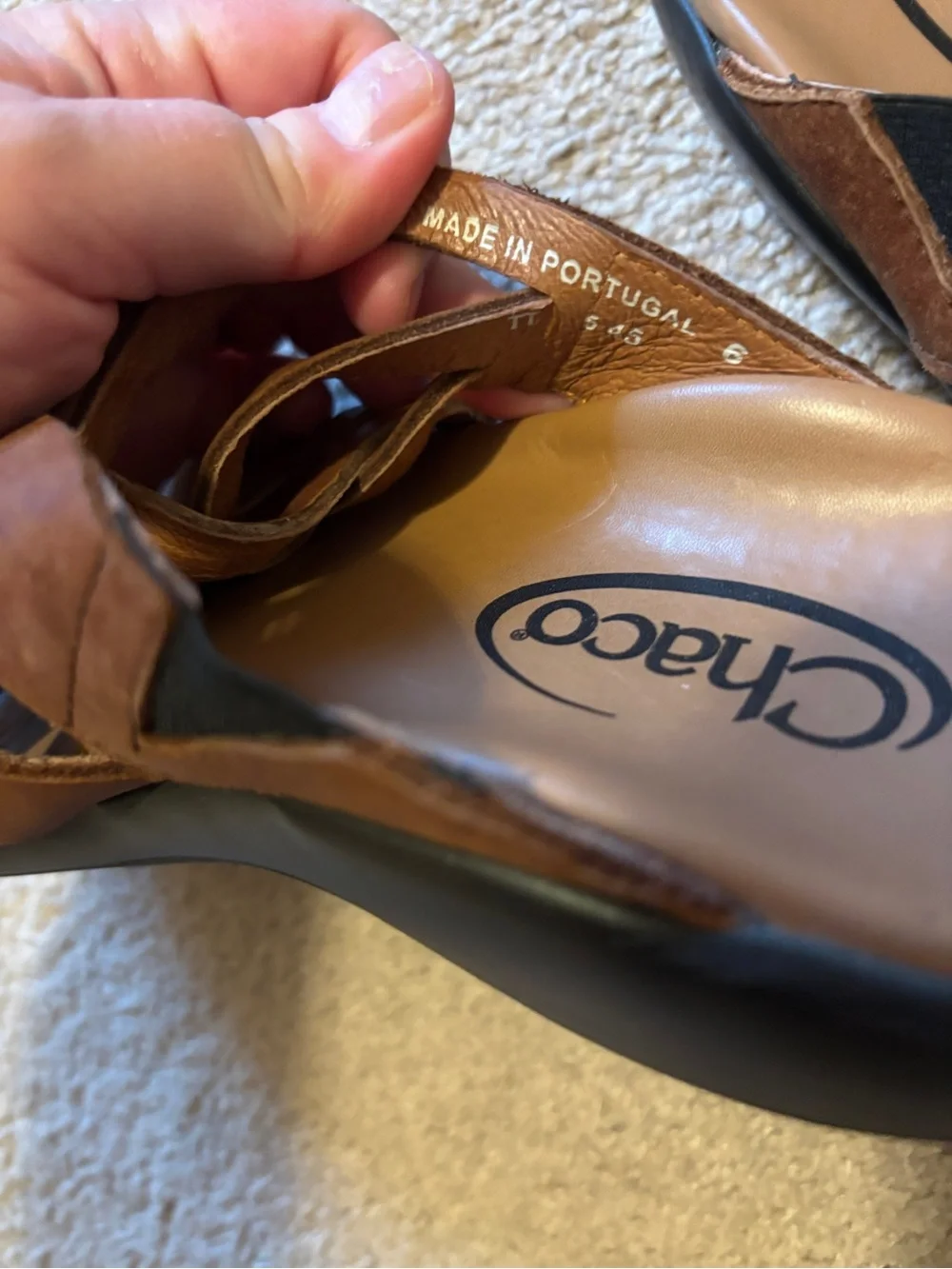 Chaco braided leather
